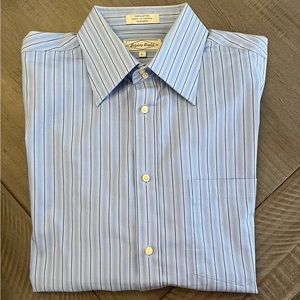 Blue Striped Dress Shirt